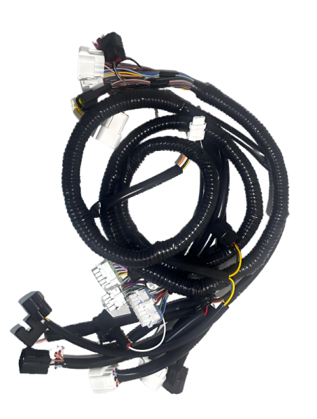Electric motorcycle wiring harness